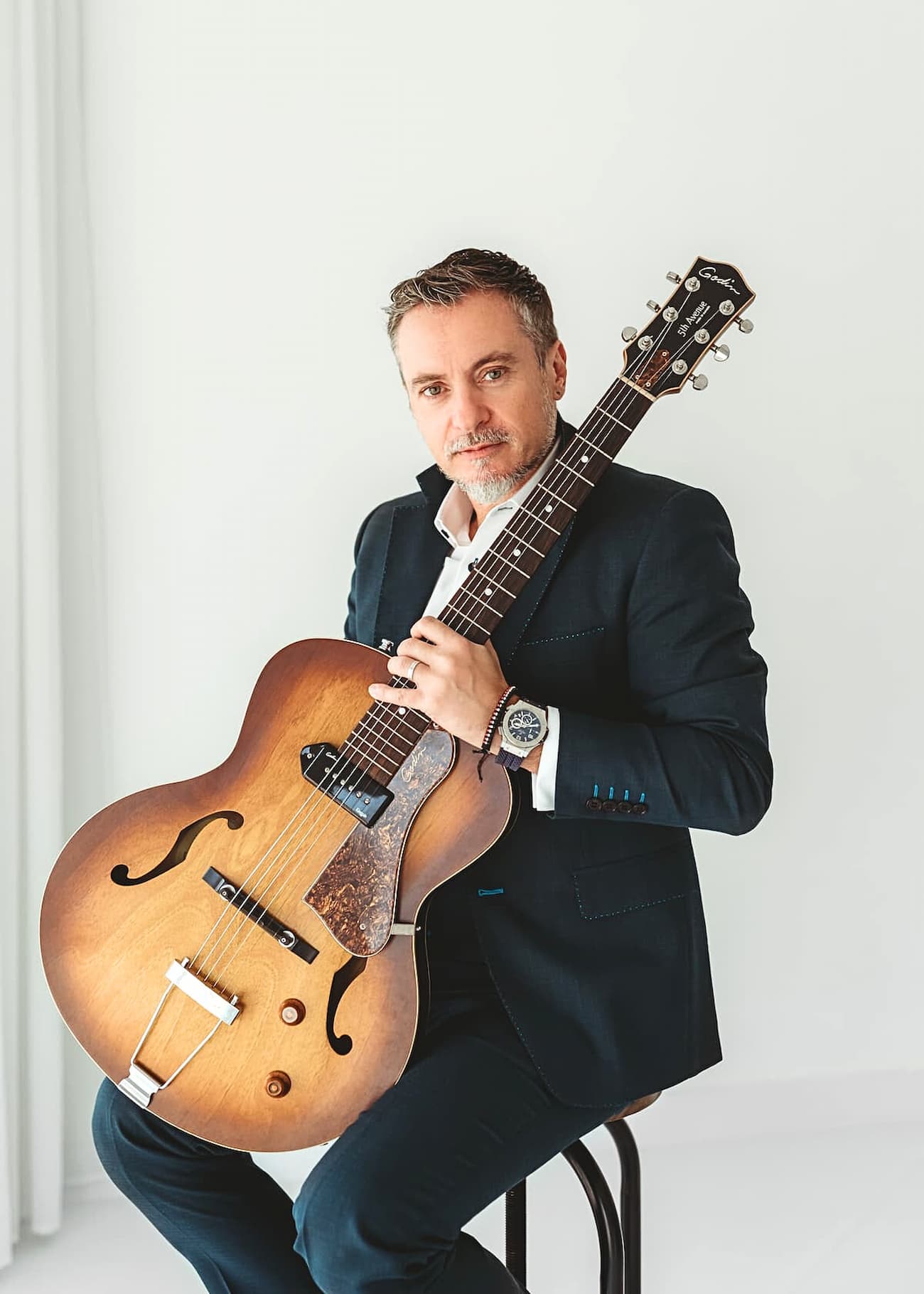 Enrick Adam, professional jazz guitarist, composer and educator.